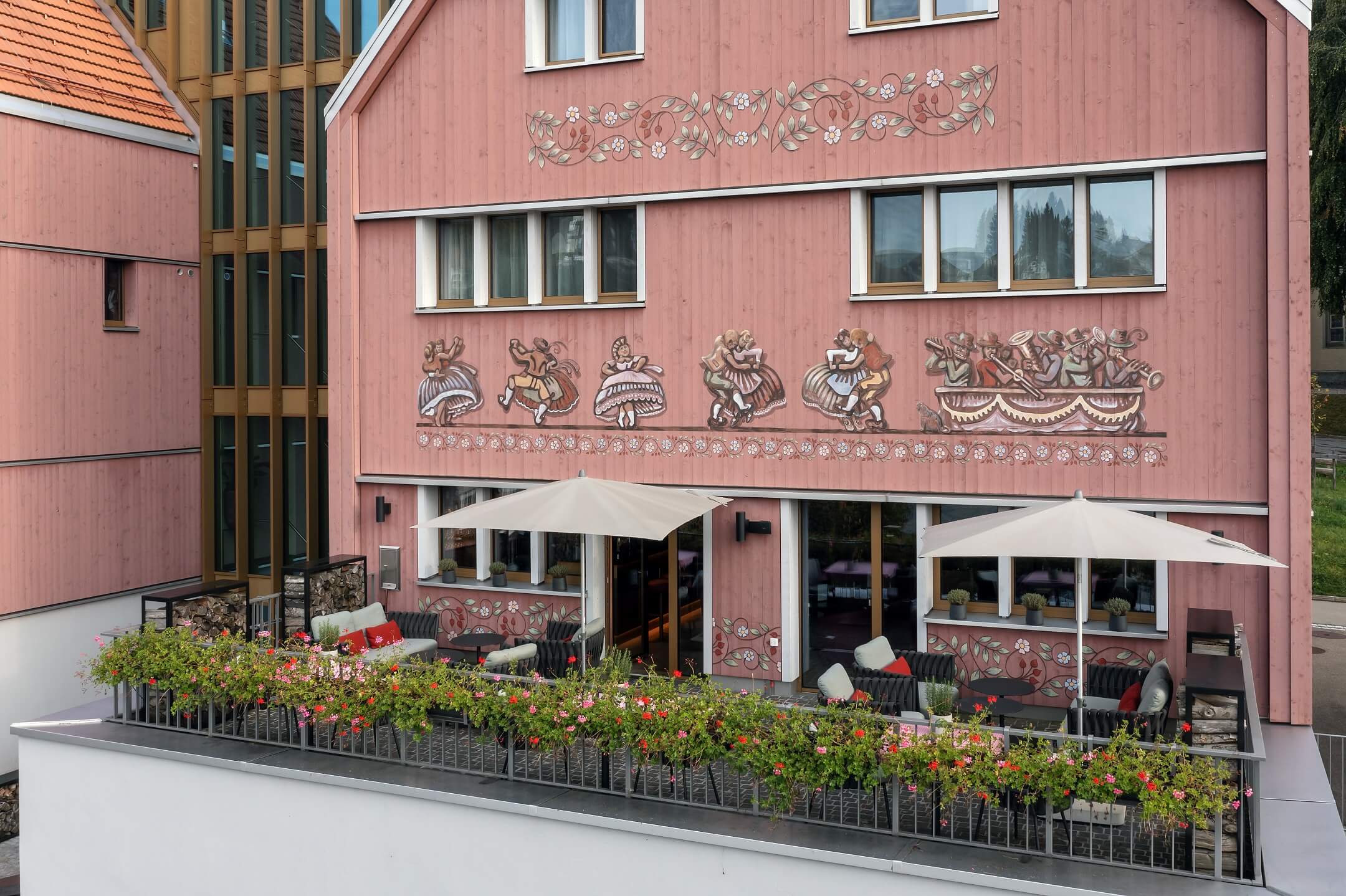 Dorfhus Gupf Rehetobel Terasse