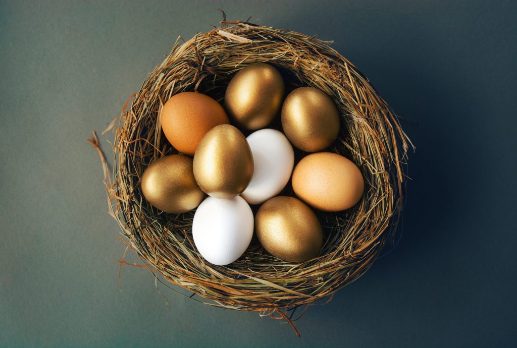 Golden,Color,Egg,Concept,Of,Enrichment,And,Wealth